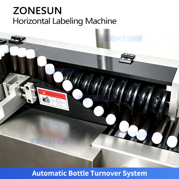 ZONESUN ZS-TB125D High-Speed Horizontal Small Bottle Labeling Machine
