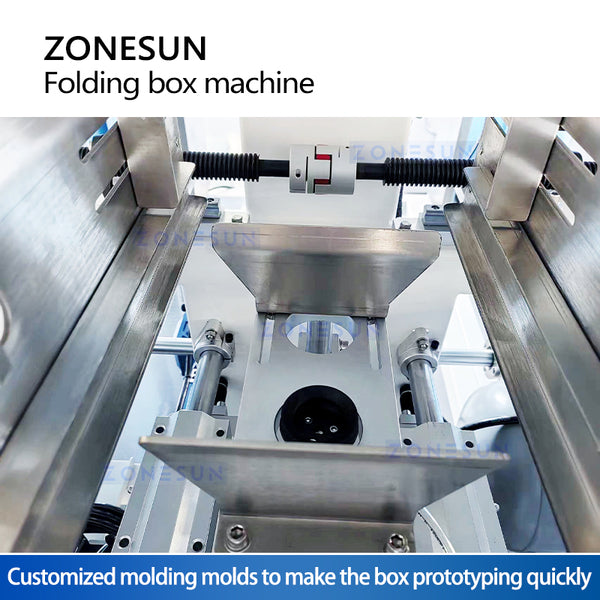 ZONESUN ZS-ZH25D Automatic Paper Tray Forming Machine with Nail Guns