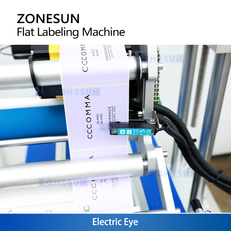 ZONESUN ZS-TB150PB Flat Surface Labeling Machine for Bags, Boxes & Lids