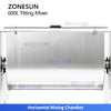 ZONESUN ZS-BM600L 600L Horizontal Tilting Ribbon Mixer for Powder and Granule Materials