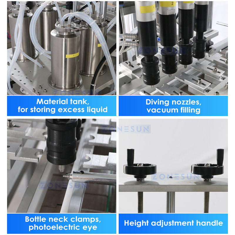 ZONESUN ZS-FAL180XW Automatic Perfume Filling Line