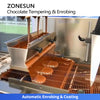 ZONESUN ZS-CG30 Automatic Chocolate Enrober and Tempering Machine for Bakery Products