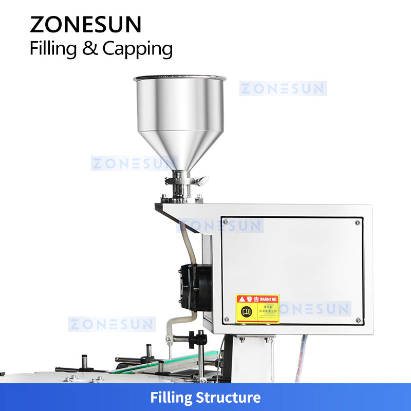ZONESUN ZS-AFC47 Nail Polish Filling & Capping Monoblock Machine