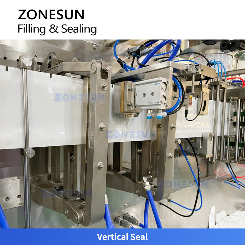 ZONESUN ZS-SPFC2 Automatic Spout Pouch Bag Forming Liquid Filling and Sealing Machine For Beverage, Cosmetic