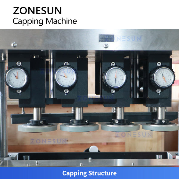 ZONESUN ZS-XG440B Automatic High-Speed Continuous Capping Machine