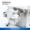 ZONESUN ZS-SBH10 3D Powder Mixing Machine for Dry Powders & Granules