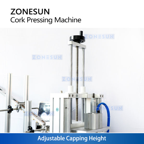 ZONESUN ZS-XG16D1 Máquina automática de prensado de tapas de corcho de madera con alimentador de tapas 