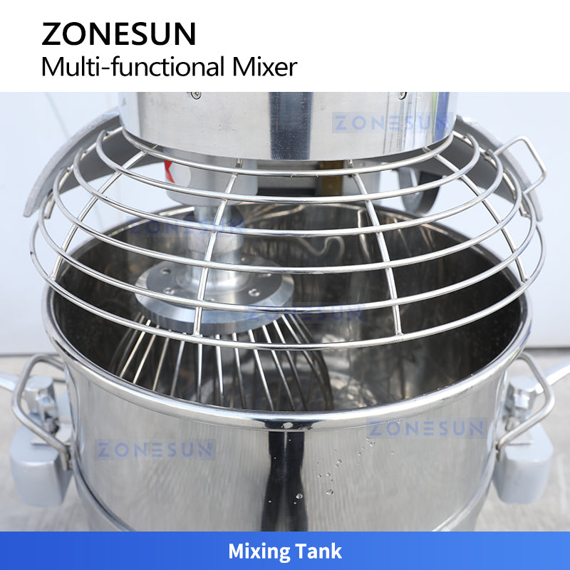 ZONESUN ZS-BM60 Food Mixer Dough Kneading & Whipping Stand Food Mixer for Bakery