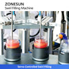 ZONESUN ZS-LG2C Lipstick Spiral Filling Machine Double Color for High-Viscosity Cosmetic & Paste Products