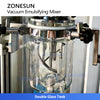 ZONESUN ZS-YK5L High Shear Laboratory Vacuum Emulsifying & Homogenizing Mixer