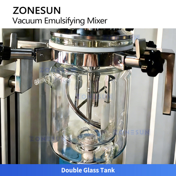 ZONESUN ZS-YK5L High Shear Laboratory Vacuum Emulsifying & Homogenizing Mixer