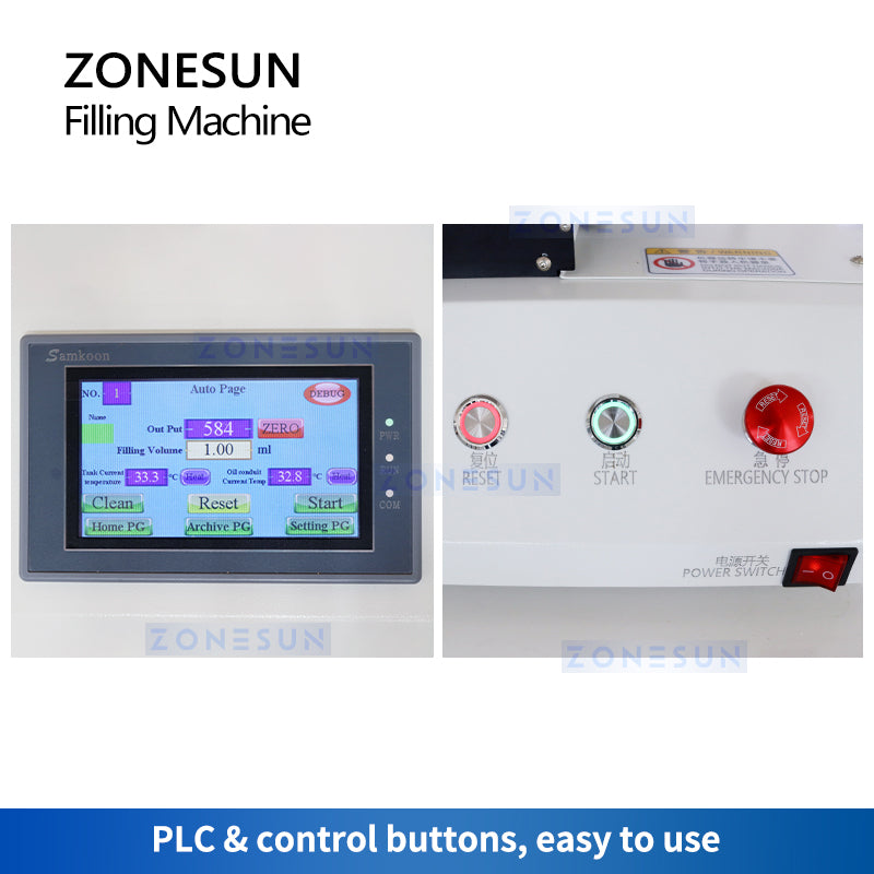 ZONESUN ZS-EL221 Automatic oil Cartridge Filling Machine
