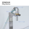 ZONESUN ZS-GPGT1C Semi-automatic Gear Pump Paste Weighing And Filling Machine