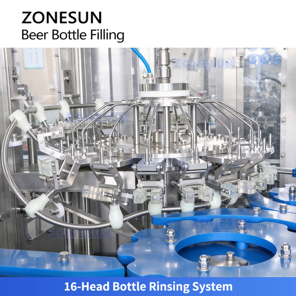 ZS-AFC883B 2000-3000 BPH beer and carbonated drink bottling machine