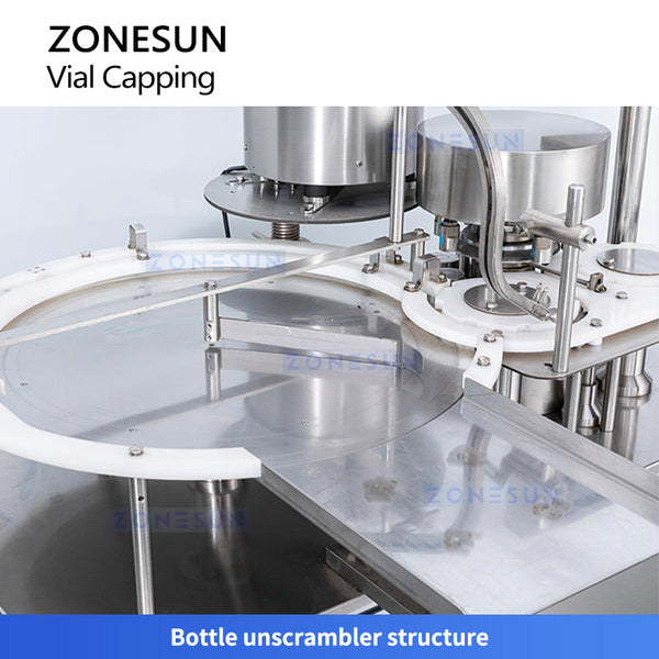 ZONESUN ZS-YG300 Automatic Vial Capping Machine Glass Vial Crimping Equipment