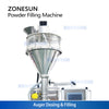 ZONESUN ZS-FM75L Semi Automatic Bag Powder Filling Machine Anti-dust Auger Filler