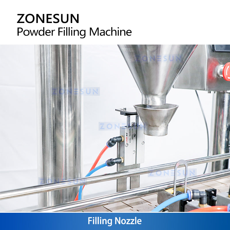 ZONESUN ZS-FM2A Automatic Powder Filling Machine with Feeder System