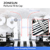 ZONESUN ZS-AFC17 Automatic Perfume Filling and Capping Monobloc Machine with Dual Peristaltic Pumps for EDT EDP Vial Packaging