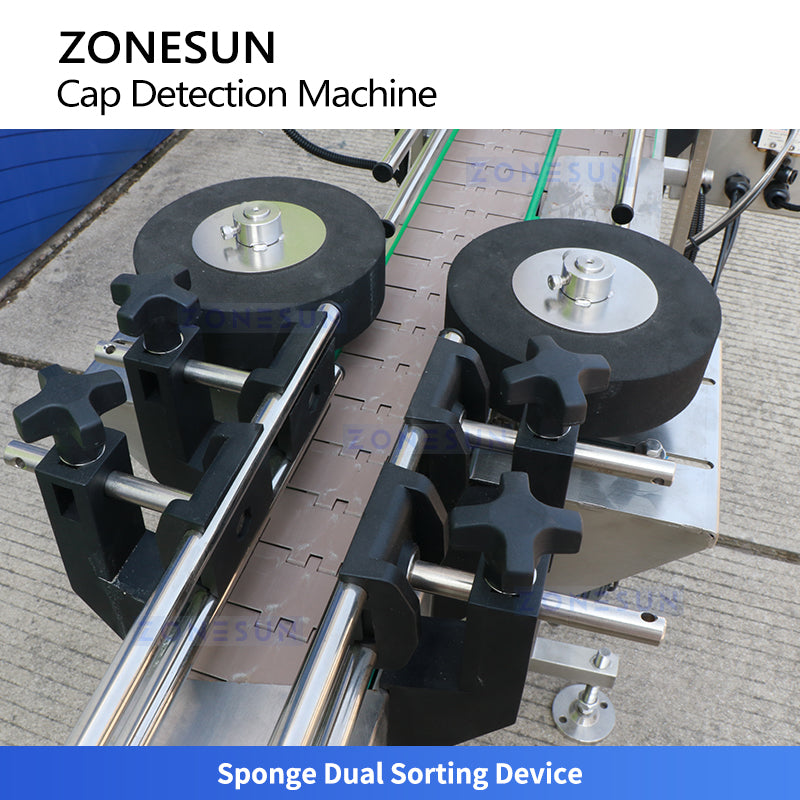 ZONESUN ZS-MD2 Automatic Defective Bottle Cap Detection and Rejection Machine