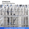 ZONESUN ZS-YTMP80D eight-head magnetic pump filling system