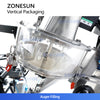 ZONESUN ZS-FS120Q Vertical Powder Packing Machine | Automatic Sachet Auger Filler and Sealer 30-40BPH