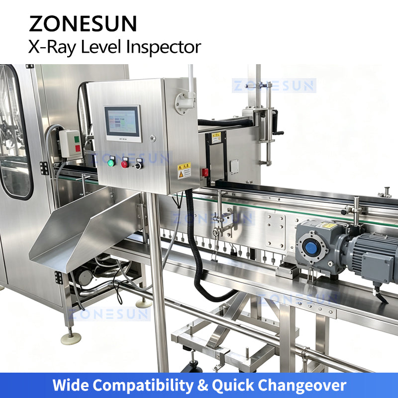 ZONESUN ZS-FA3012 Automatic X-ray Liquid Level Inspection Machine for Bottles and Cans