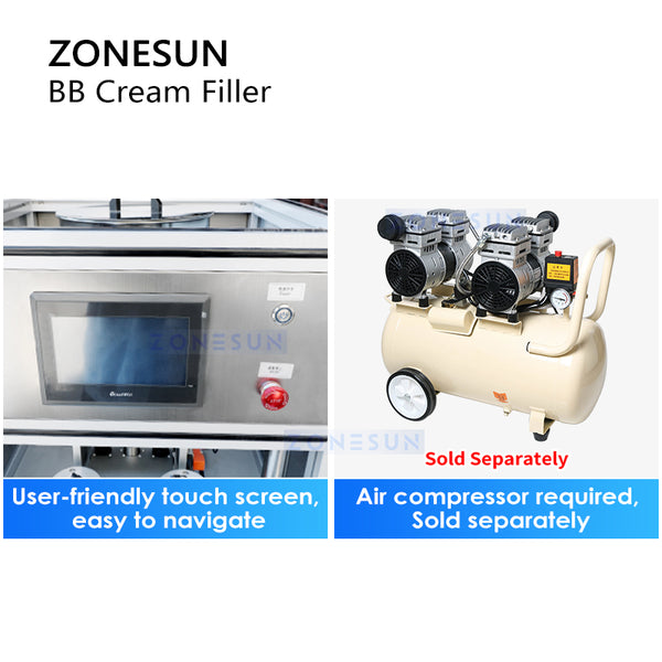 ZONESUN ZS-GTBB2 Air Cushion Foundation Liquid Filling Machine