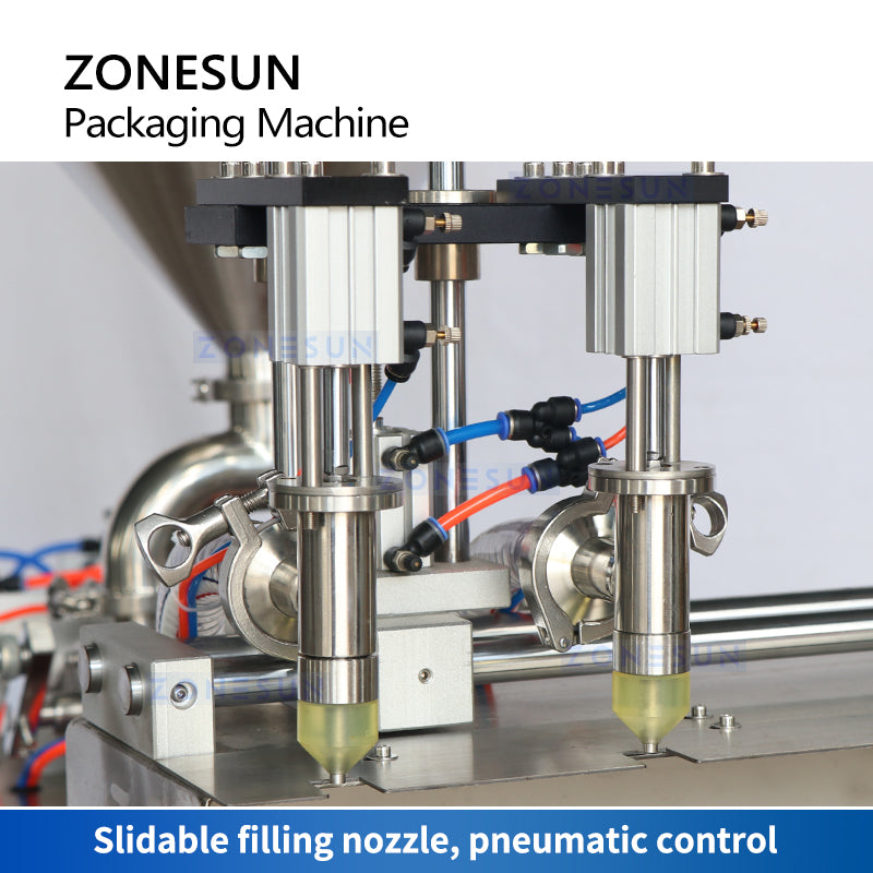 ZONESUN ZS-GTSP2 Semi Automatic Spout Pouch Liquid Filling Capping Machine