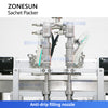 Zonesun ZS-FS04 Dual Lanes Sachet Paste Filling Sealing Machine VFFS Packing Equipment