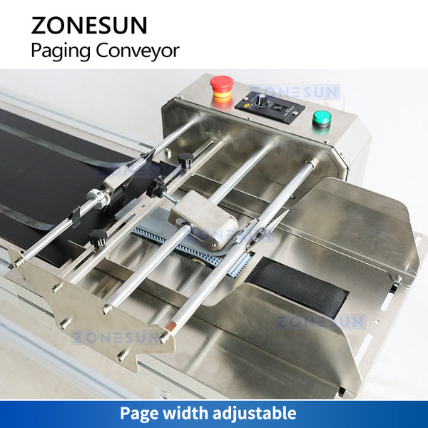 ZONESUN ZS-CS350 Paging Conveyor for Labeling & Coding – Ideal for Packaging Lines