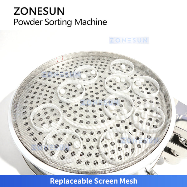 ZONESUN ZS-ZDS800 Vibratory Powder Screening Machine for Particle Separation