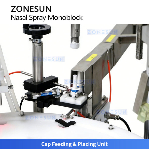 ZONESUN ZS-AFC62 Automatic 10–200 ml Nasal Spray Filling and Capping Machine