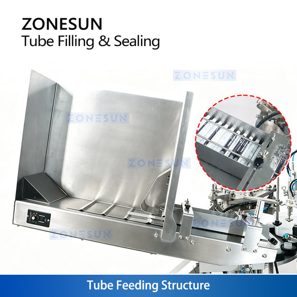 ZONESUN ZS-FS009A Full Automatic Liquid Paste Aluminum Tube Filling Sealing Machine