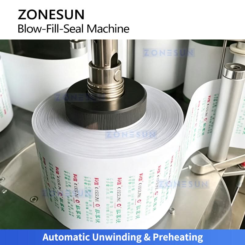 ZONESUN ZS-FS25U Automatic Plastic Ampoule Blow Fill Seal Machine for Pharmaceutical Cosmetic and Veterinary Single-Dose Packaging