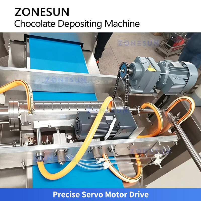 ZONESUN ZS-DJ400 Automatic Chocolate Depositor Machine for Chocolate Chips Drops and Buttons