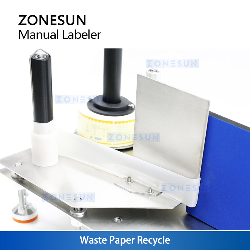 ZONESUN ZS-TB3 Manual Labeling Machine for Round, Square, Polygon Bottles