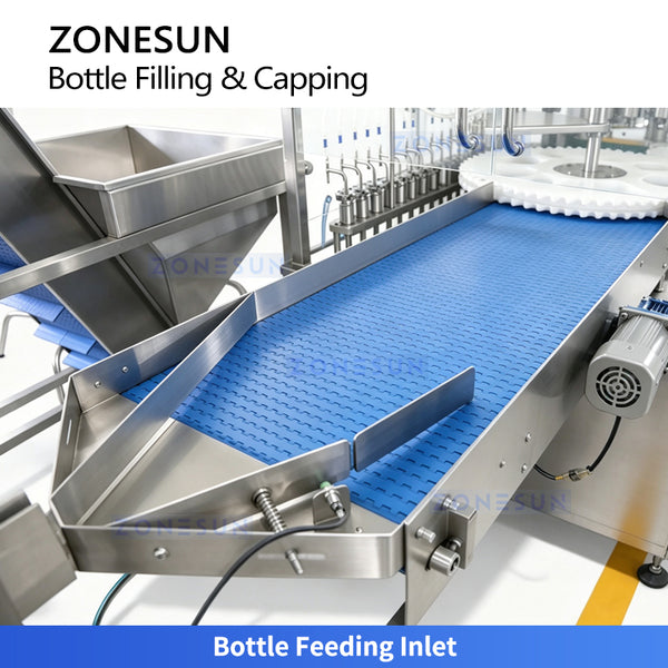 ZONESUN ZS-AFC16PB Automatic Small Bottle Tube Liquid Supplements Filling and Capping Machine