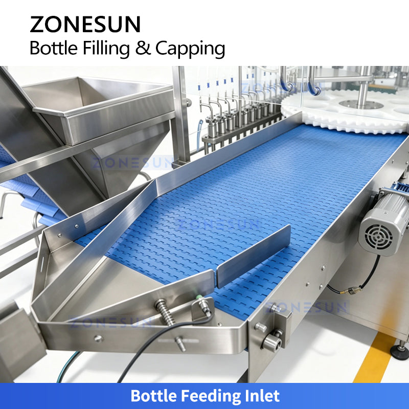 ZONESUN ZS-AFC16PB Automatic Small Bottle Tube Liquid Supplements Filling and Capping Machine