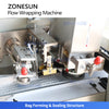 ZONESUN ZS-ZB350S Servo Horizontal Flow Anti Tamper Wrapper for Bubble Film