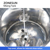 ZONESUN Pneumatic Mixing Tank Blender ZS-PMT100L