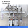 ZONESUN ZS-VTGZ100 High Volume Filling Machine Gravity Bottle Filler