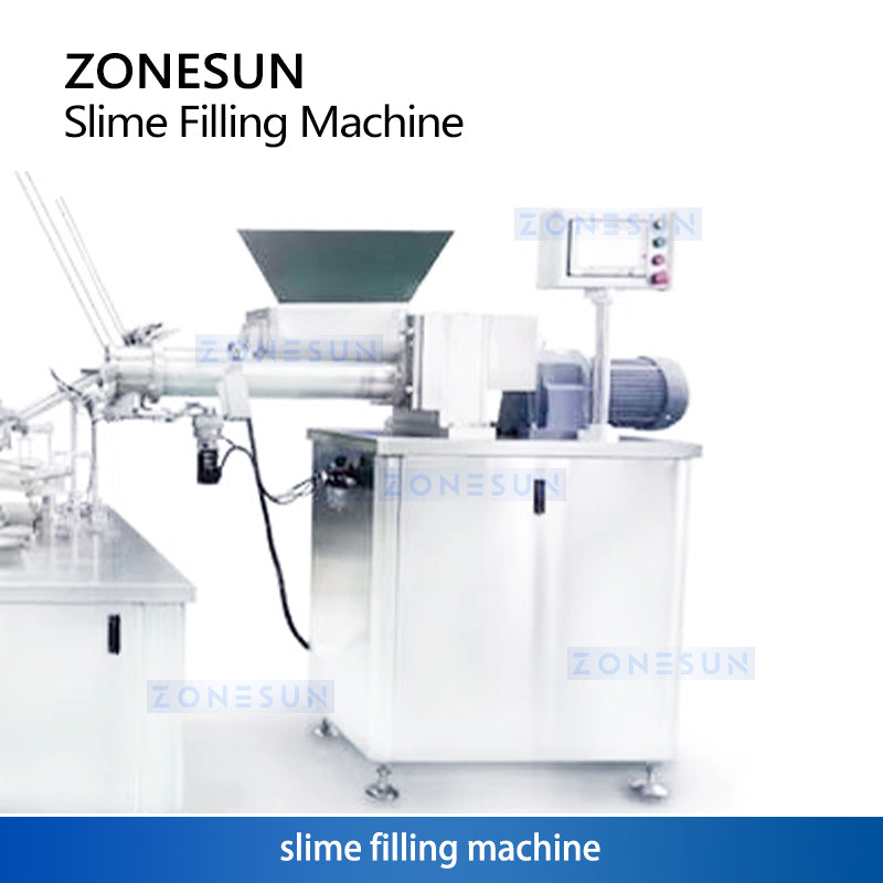 Slime Rng Transfer Machine ZONESUN ZS-SFC1 Automatic Slime Filling and Capping Machine