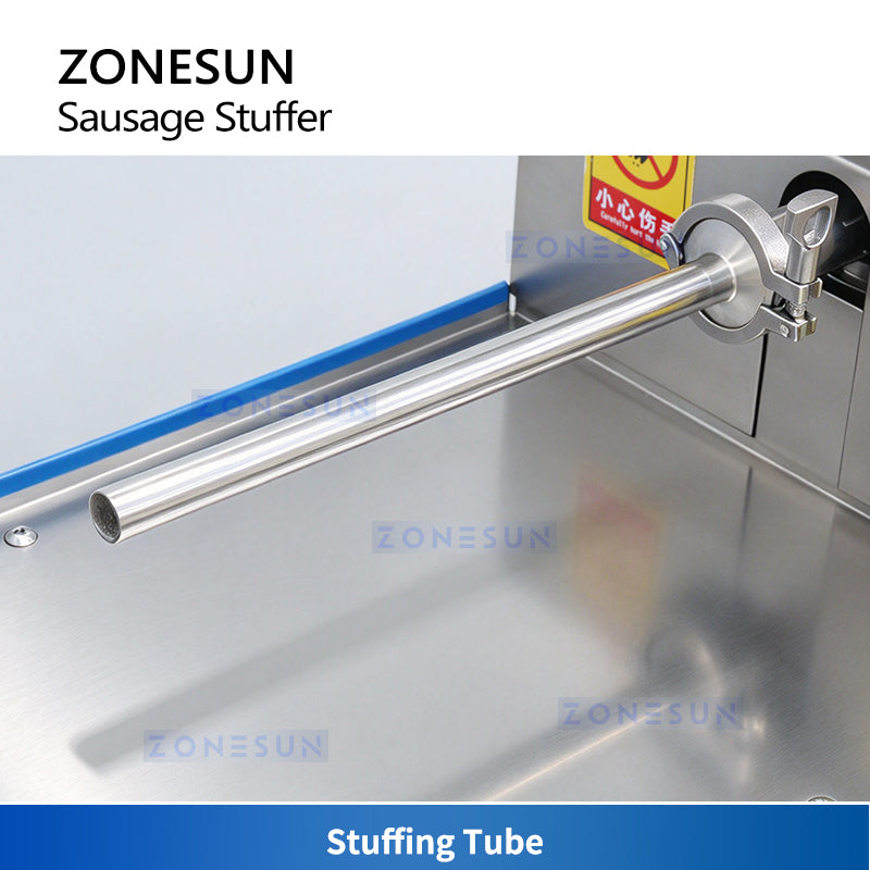 ZONESUN ZS-SFR1 Commercial Electric Sausage Filler Machine for Sausages Hot Dogs and Salami Meat Processing