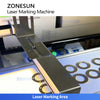 ZONESUN ZS-LMC2 Automatic Vision Guided Laser Marking Machine with CCD Camera Positioning