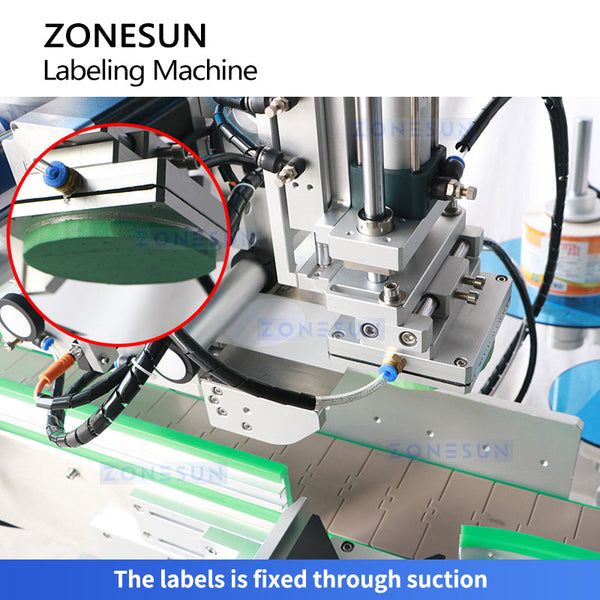 ZONESUN ZS-TB770 Automatic Tapered Bottles Labeling Machine