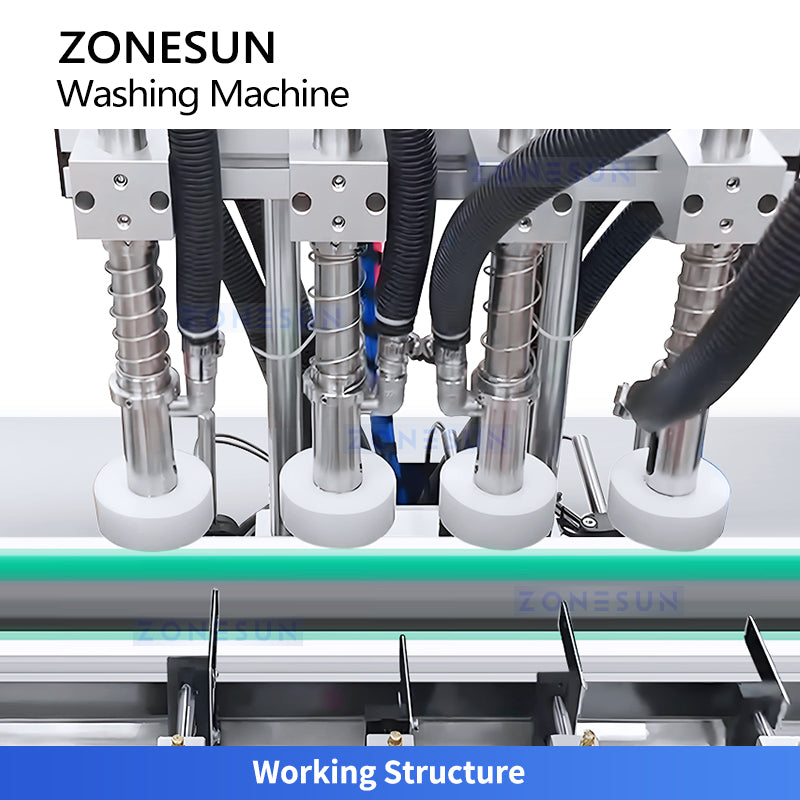 ZONESUN ZS-NIC2 Ionized Air Bottles Rinser Jar Negative Lon Cleaning Machine