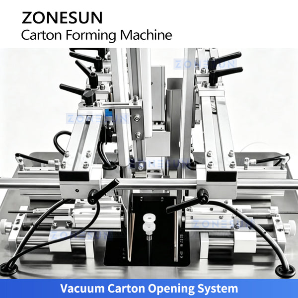 ZONESUN ZS-SEFM01 Semi-Automatic Paperboard Carton Forming Machine for Cosmetic Boxes
