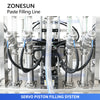 NESUN ZS-FAL180G10 Automatic Paste Filling and Capping Line with 4-Head Servo Filler