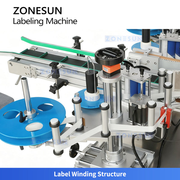ZONESUN ZS-TB833F Corner Labeling Machine for Cosmetic Box 