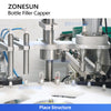 ZONESUN ZS-AFC70 Dual-Station Roller Ball Bottle Filling and Capping Machine